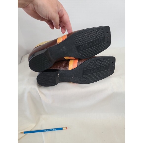 Rare Vintage SKI-TUR cross Country Womans 7 Shoes W/box AWESOME!!! - Picture 8 of 12